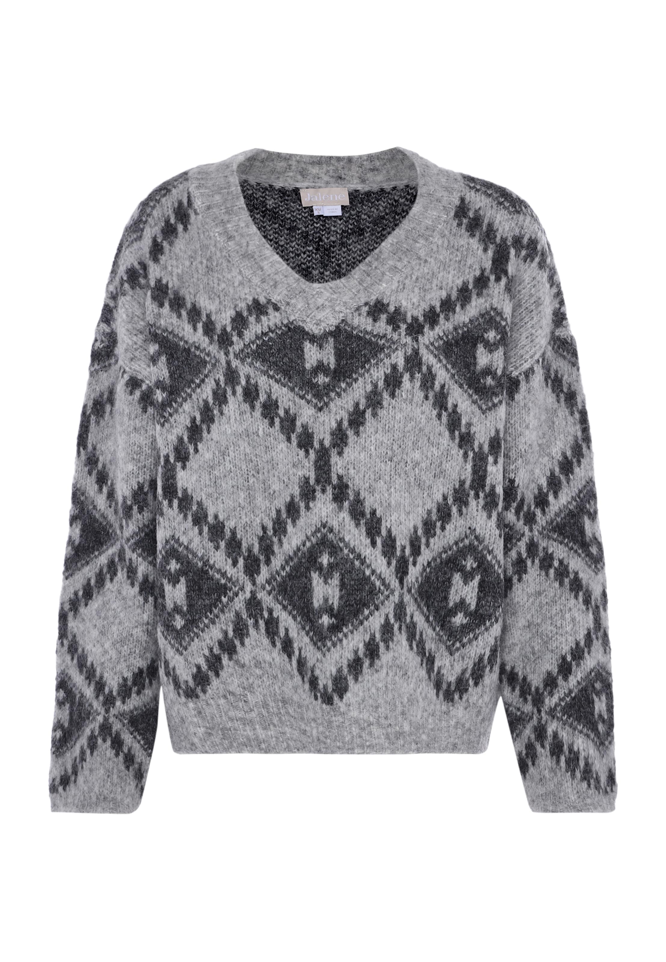 Jalene - Pullover em cinzento: frente