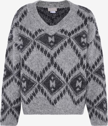 Jalene Sweater in Grey: front