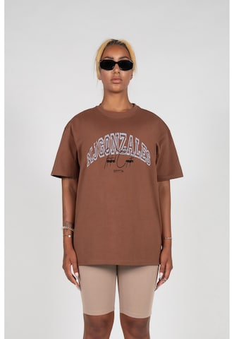 T-shirt oversize 'International x Heavy' MJ Gonzales en marron
