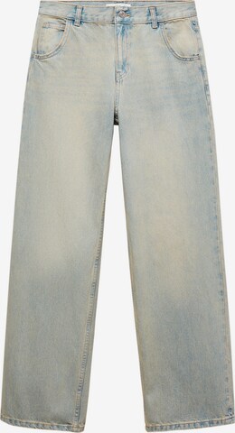 MANGO Loosefit Jeans 'INES' in Blauw: voorkant