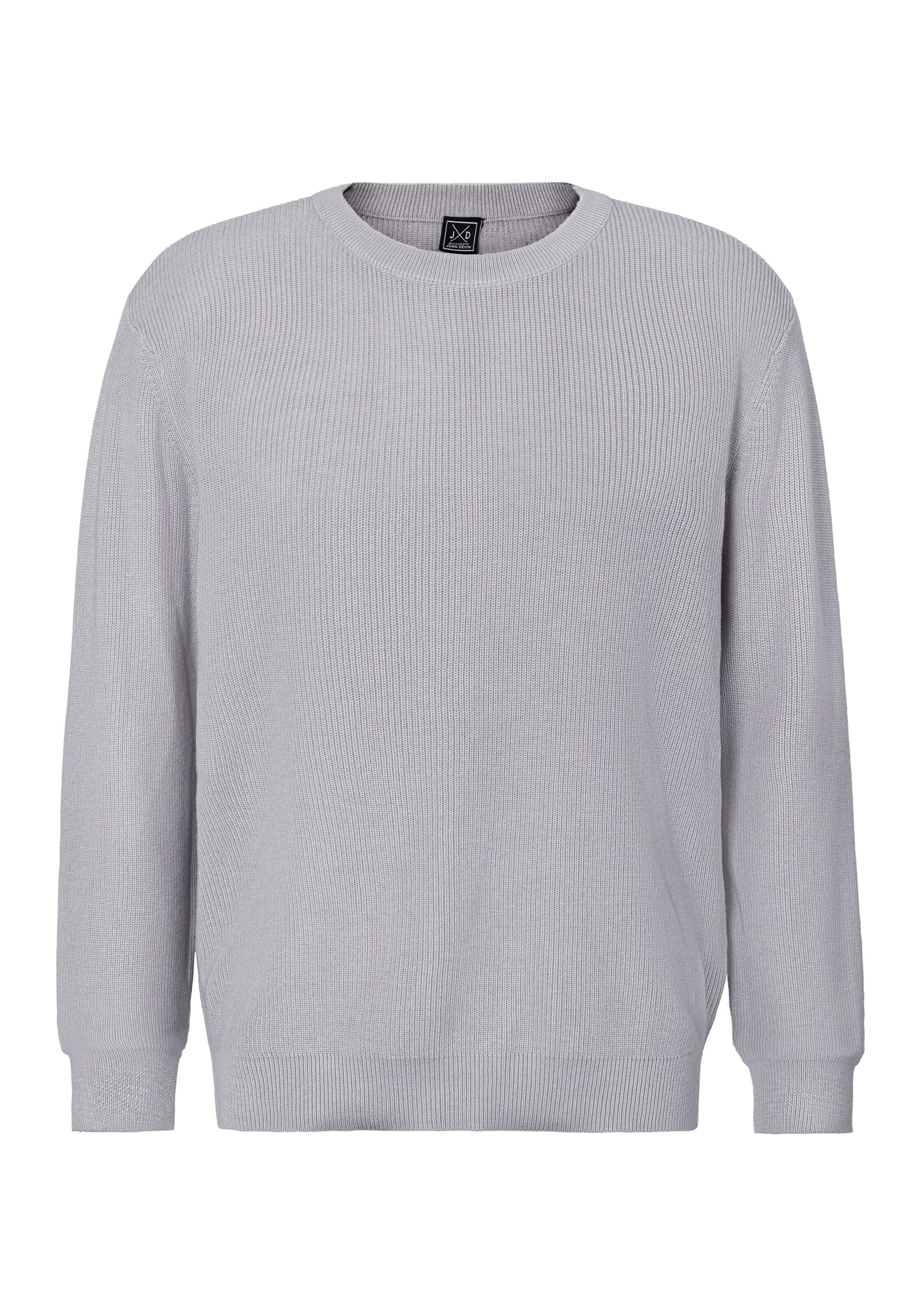 JOHN DEVIN Pullover in Grau: Vorderseite