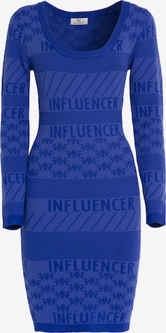 mėlyna Influencer Suknelė: priekis
