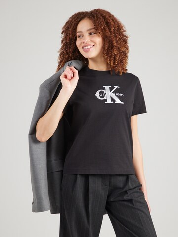 Maglietta 'CLASSIC' di Calvin Klein Jeans in nero: frontale