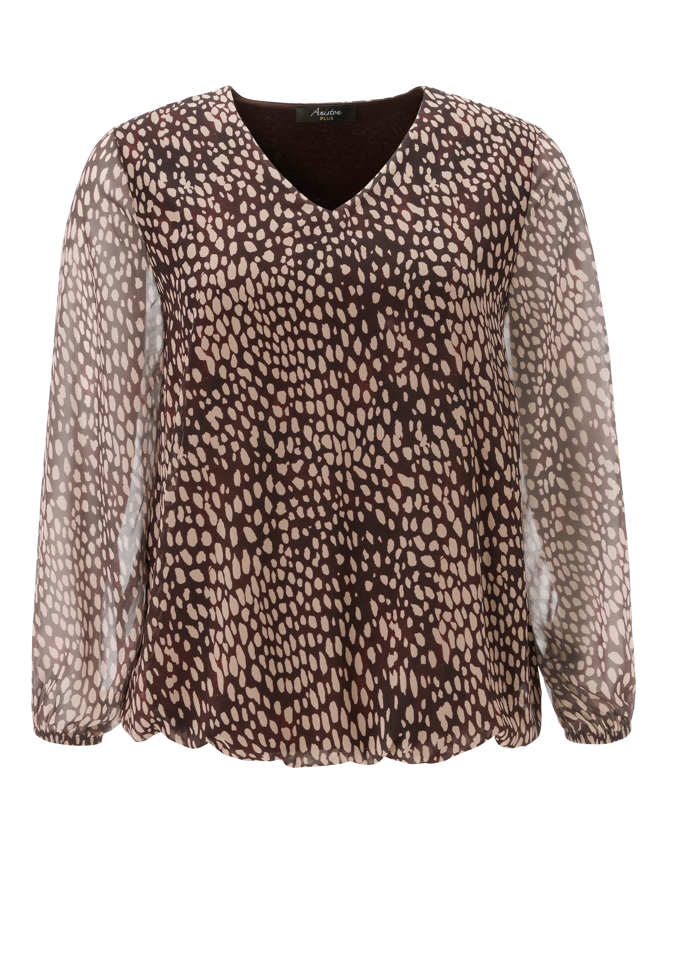Aniston Bluse in Braun: Vorderseite