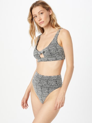 AERIE Bustier Bikini felső - fekete