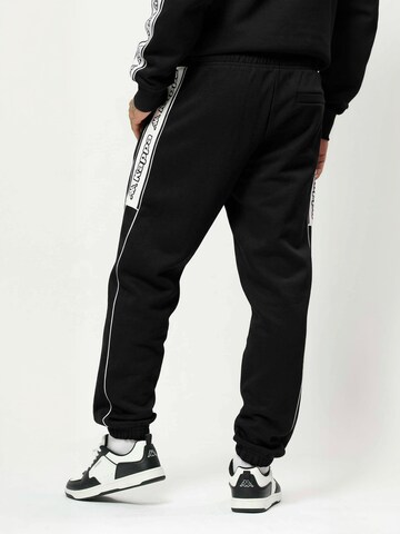 KAPPA - regular Pantalón ' Logo Iomise ' en negro: atrás