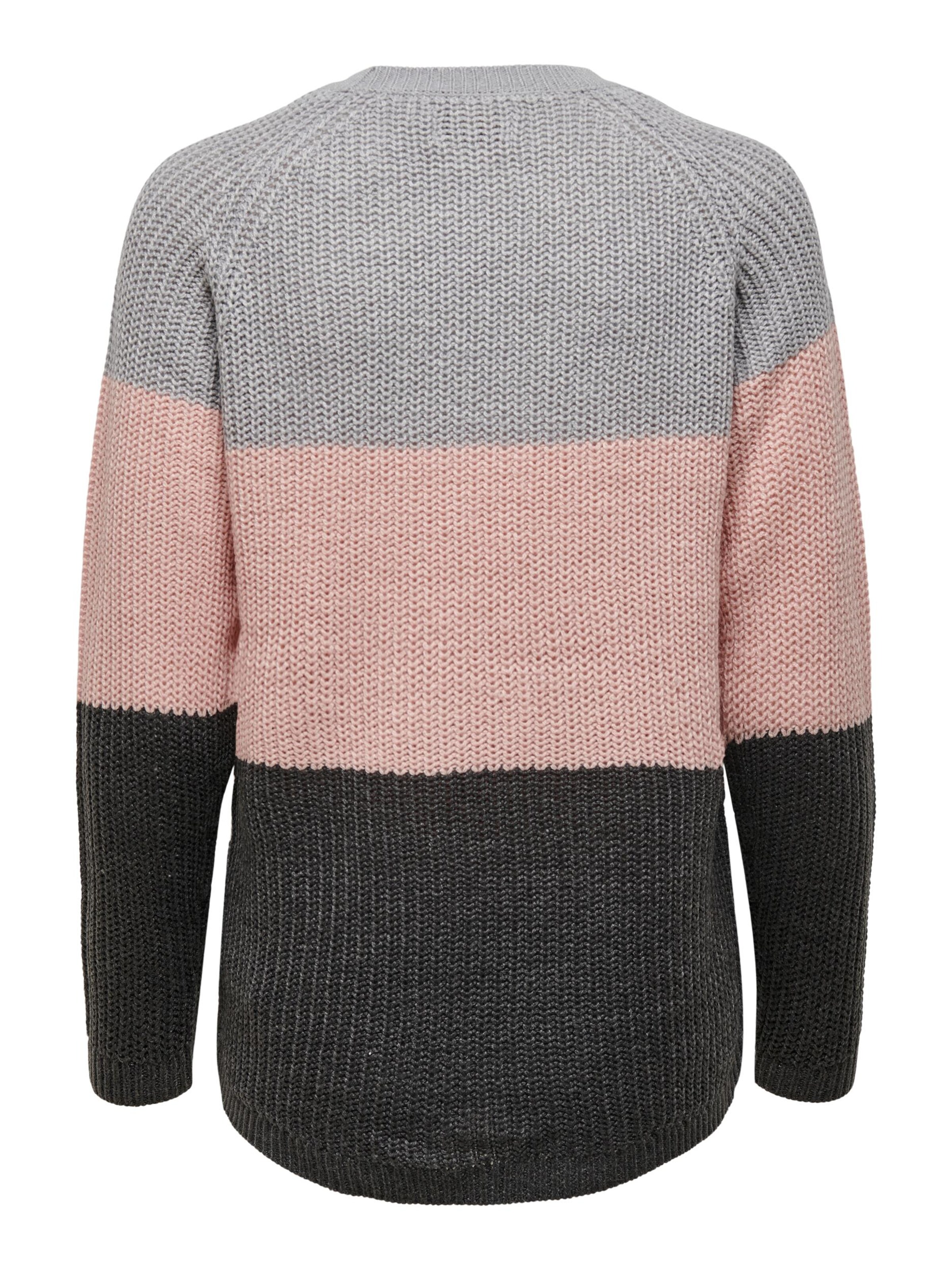 Pulls et mailles Pull-over MANTANNA ONLY en Gris Clair, Anthracite 
