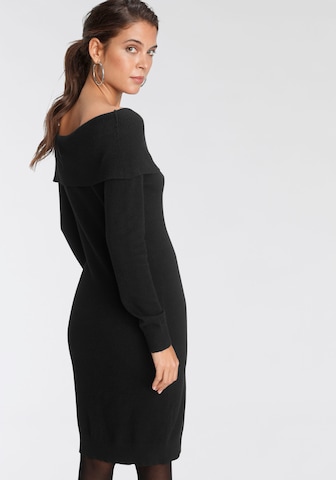 LAURA SCOTT Knitted dress 'Carmen' in Black