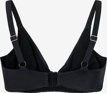 Swim by Zizzi Bustier Bikinitop 'Nathalie' in Schwarz