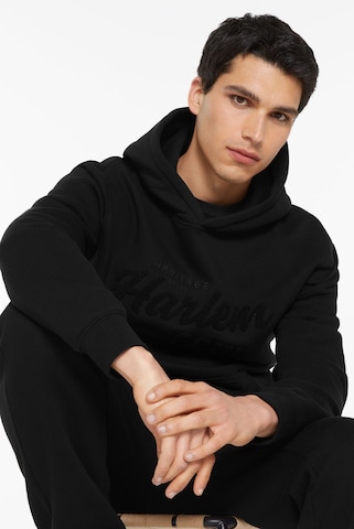 Harlem Soul Sweatshirt 'MON TEL' in Schwarz