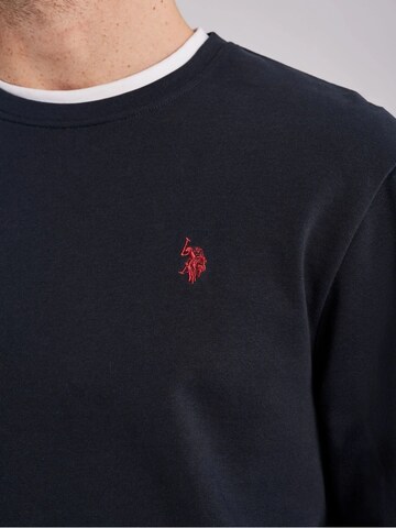 U.S. POLO ASSN. Sweatshirt 'Hugo' i blå