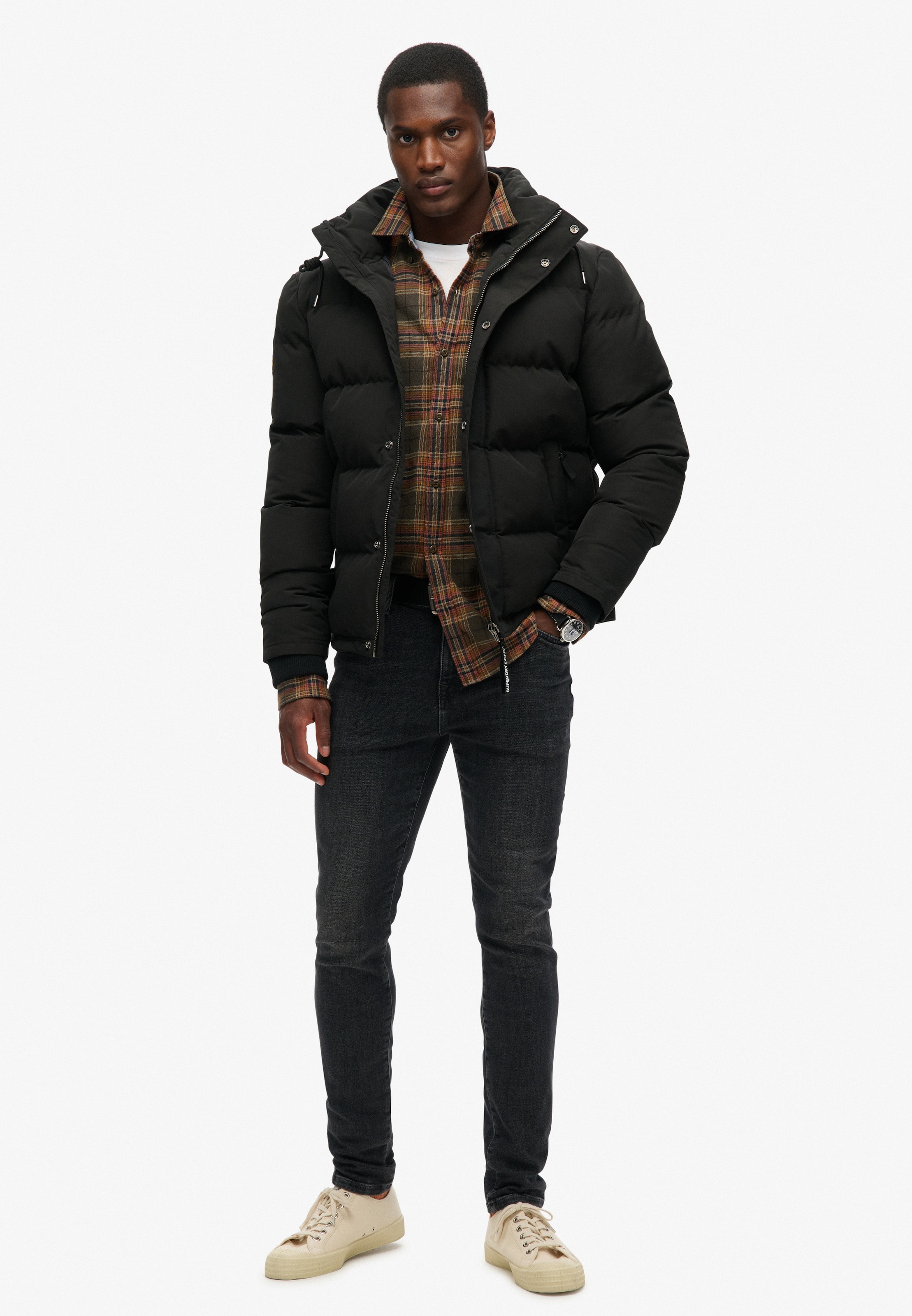 Superdry & Co Zimska jakna 'Everest' | črna barva