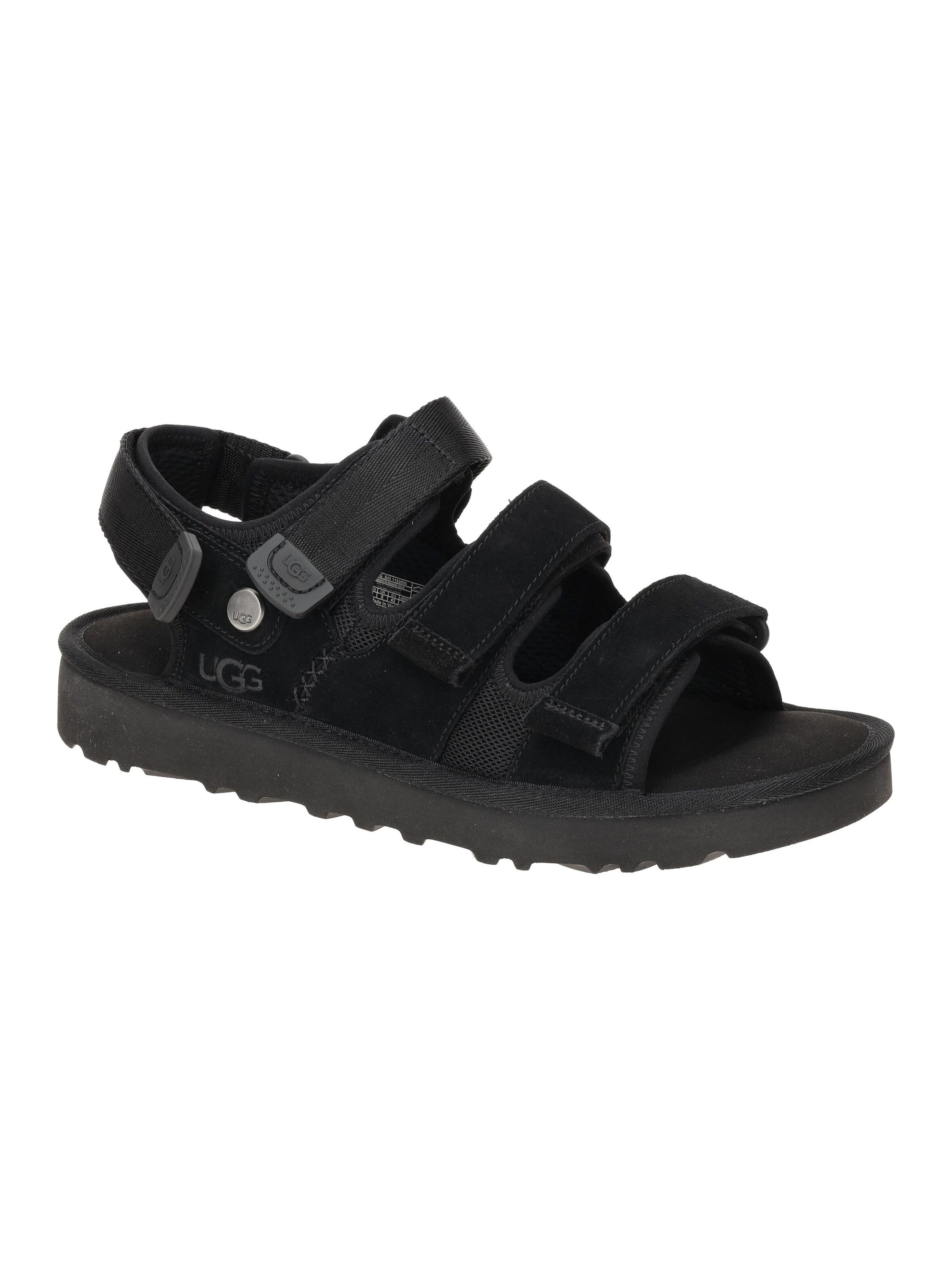 UGG Sandale 'UGG GOLDENCOAST Herren Sandale schwarz 1153095'‌‌‌‌ in Schwarz: Vorderseite