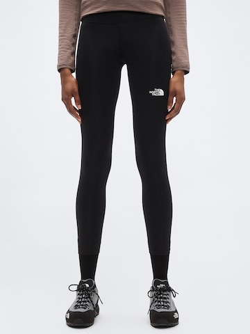 Skinny Pantalon de sport 'Flex' THE NORTH FACE en noir : devant