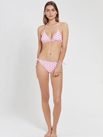 rozā Shiwi Trijstūra formas Bikini augšdaļa