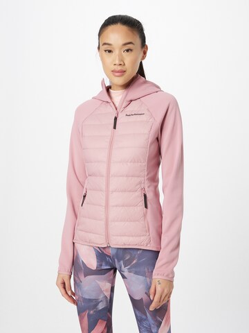 PEAK PERFORMANCE Outdoorjacke in Pink: predná strana