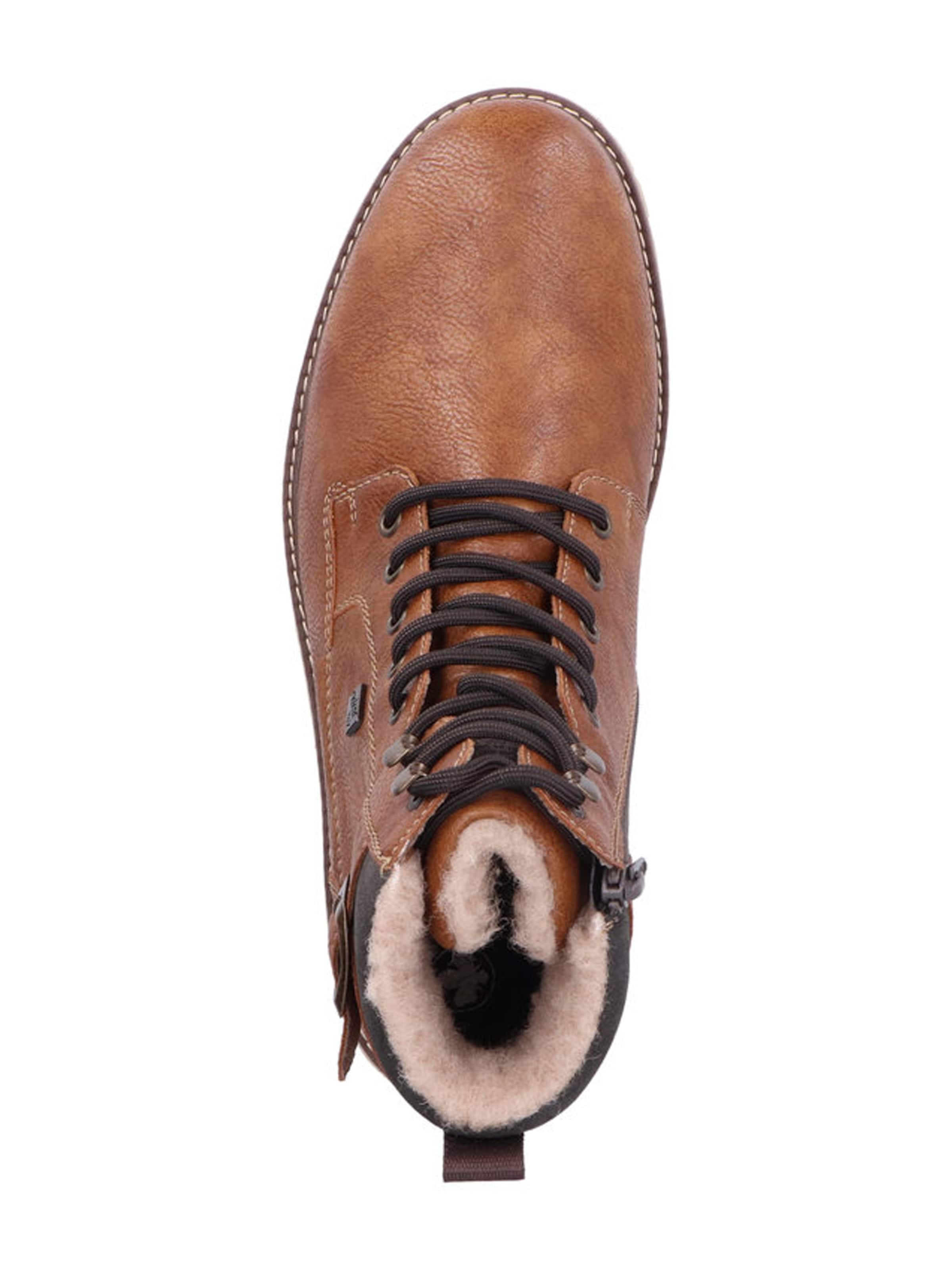 RiekerČizme na vezanje - smeđa boja