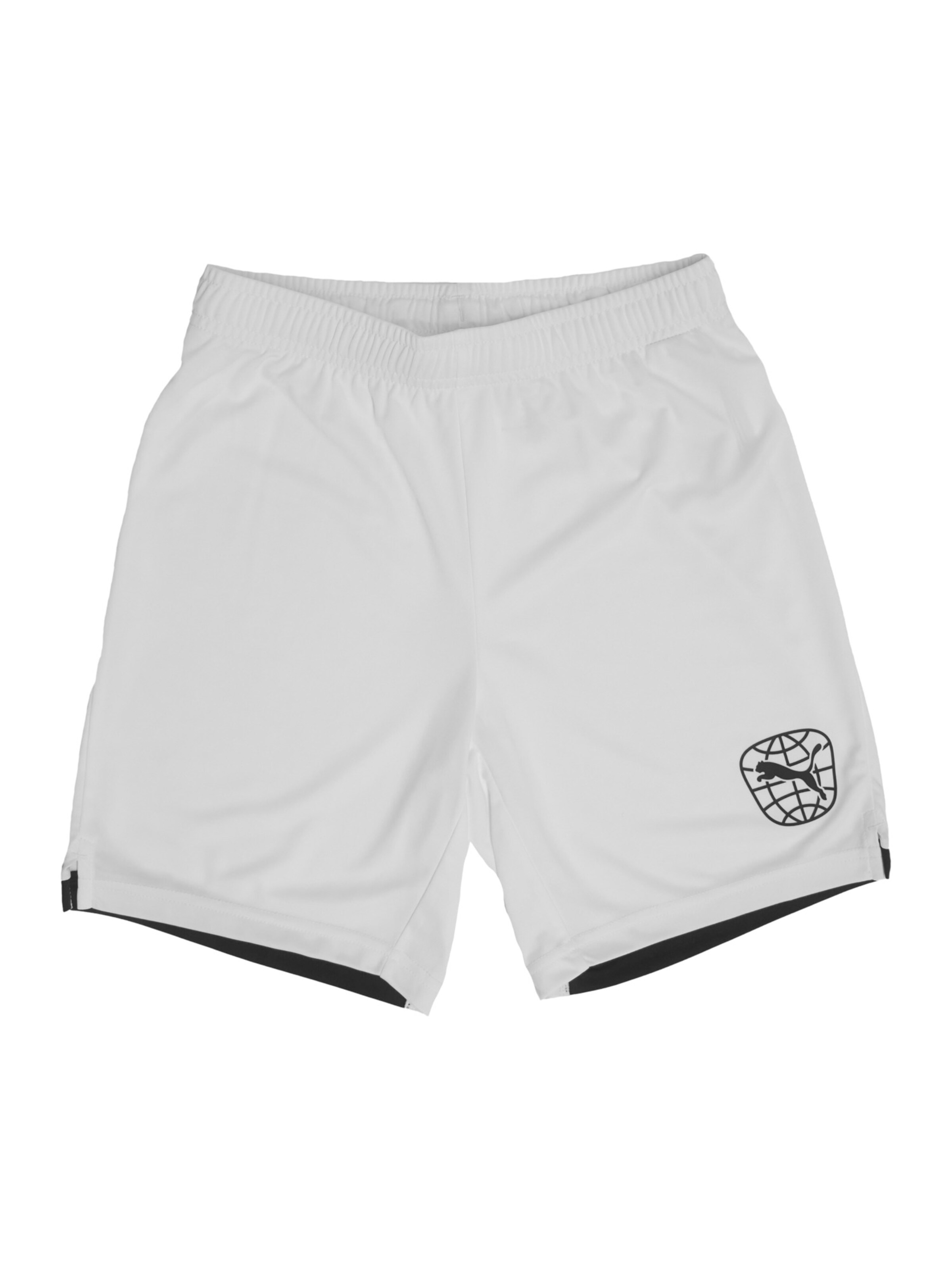 PUMA Regular Workout Pants in White: front