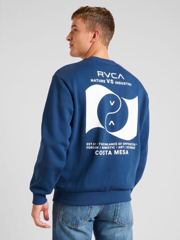 RVCA Sweatshirt 'BALANCE BANNER' in Blue: front
