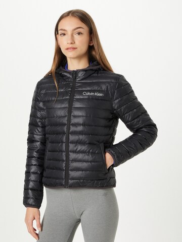 Calvin Klein Sport Демисезонная куртка в Черный: спереди