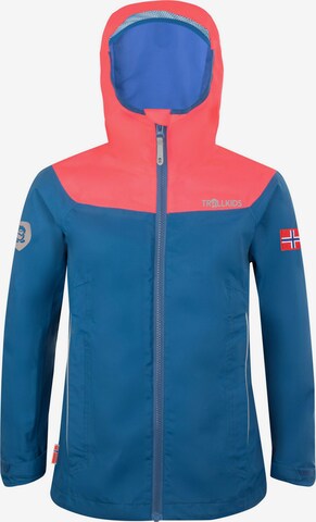 TROLLKIDS Outdoor jacket 'Bergen' in Blue: front