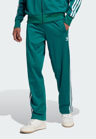 ADIDAS ORIGINALS Regular Trousers 'Adicolor Classics Firebird' in Green: front