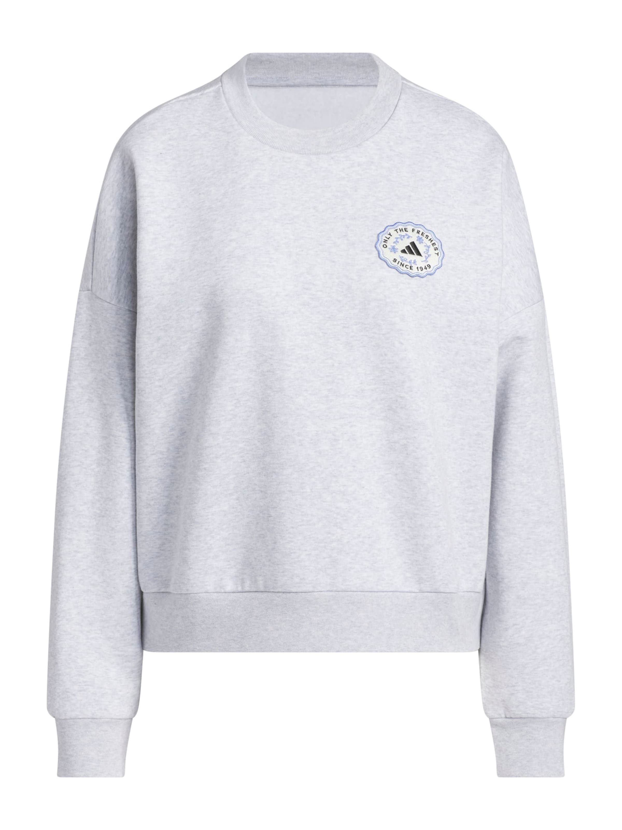 ADIDAS SPORTSWEAR Urheilullinen collegepaita 'Farmmkt' värissä harmaa: etupuoli