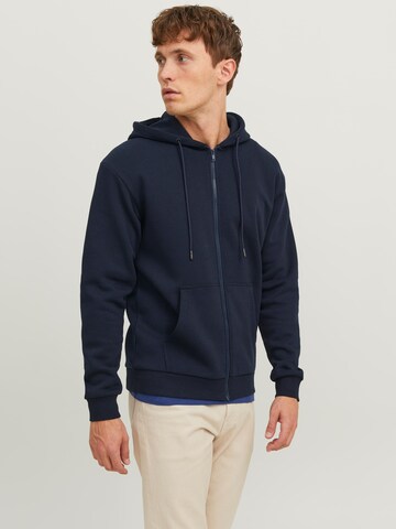 Giacca di felpa 'JJEBradley' di JACK & JONES in blu: frontale