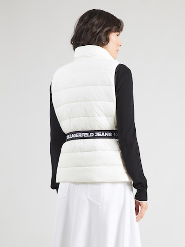 KARL LAGERFELD JEANS Liivi värissä valkoinen