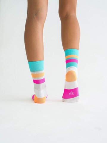 INCYLENCE Athletic Socks 'TRACKS' in Blue