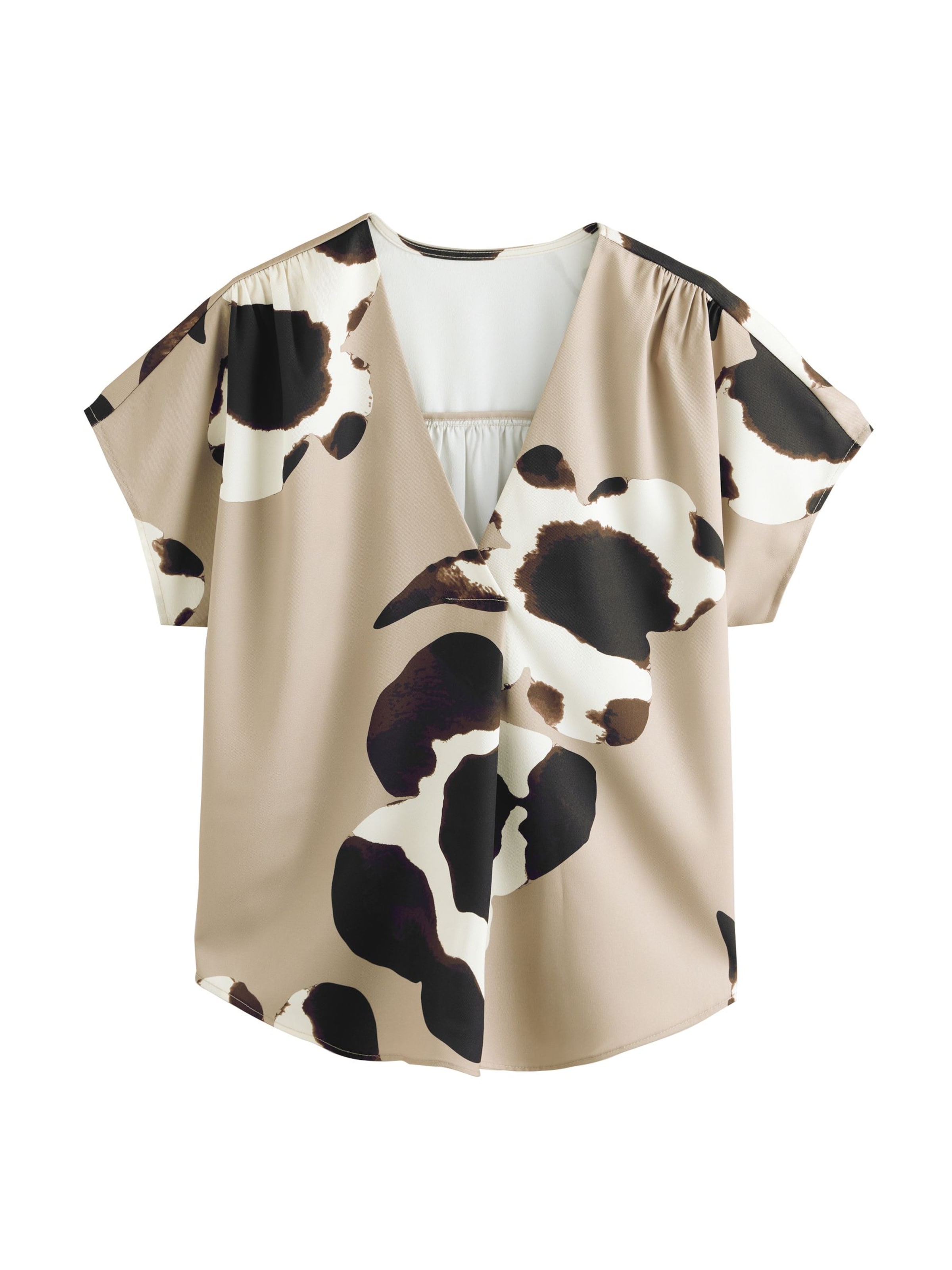 Camicia da donna in XXS Next di colore beige / écru / marrone scuro, Visualizzazione prodotti