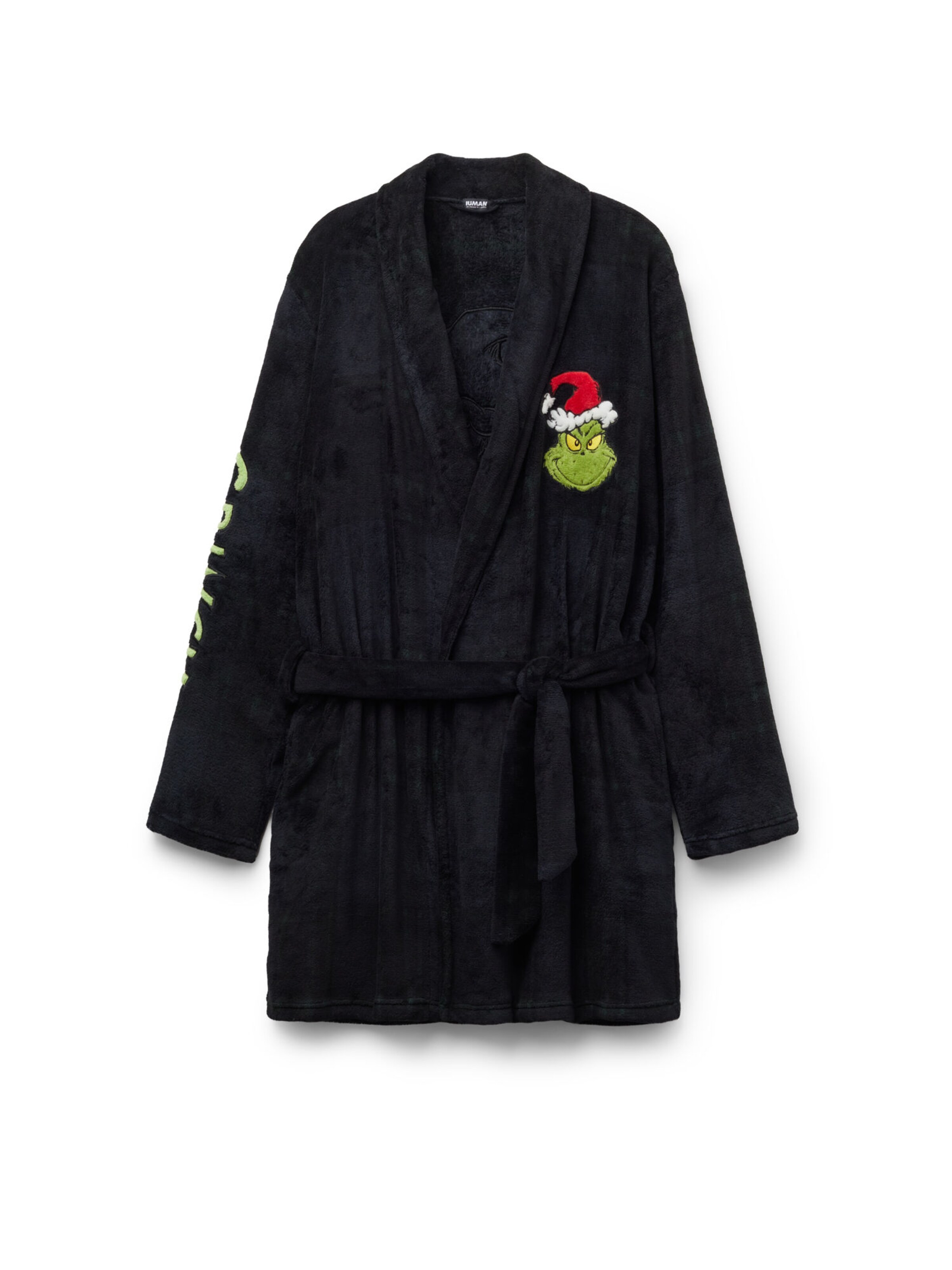 IUMAN Intimissimi Uomo Bademantel in Blau: Vorderseite