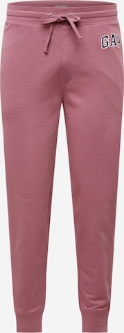 GAP Tapered Nadrág 'ARCH' - lila: elől