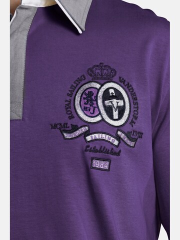 Sweat-shirt 'Fenno' Jan Vanderstorm en violet