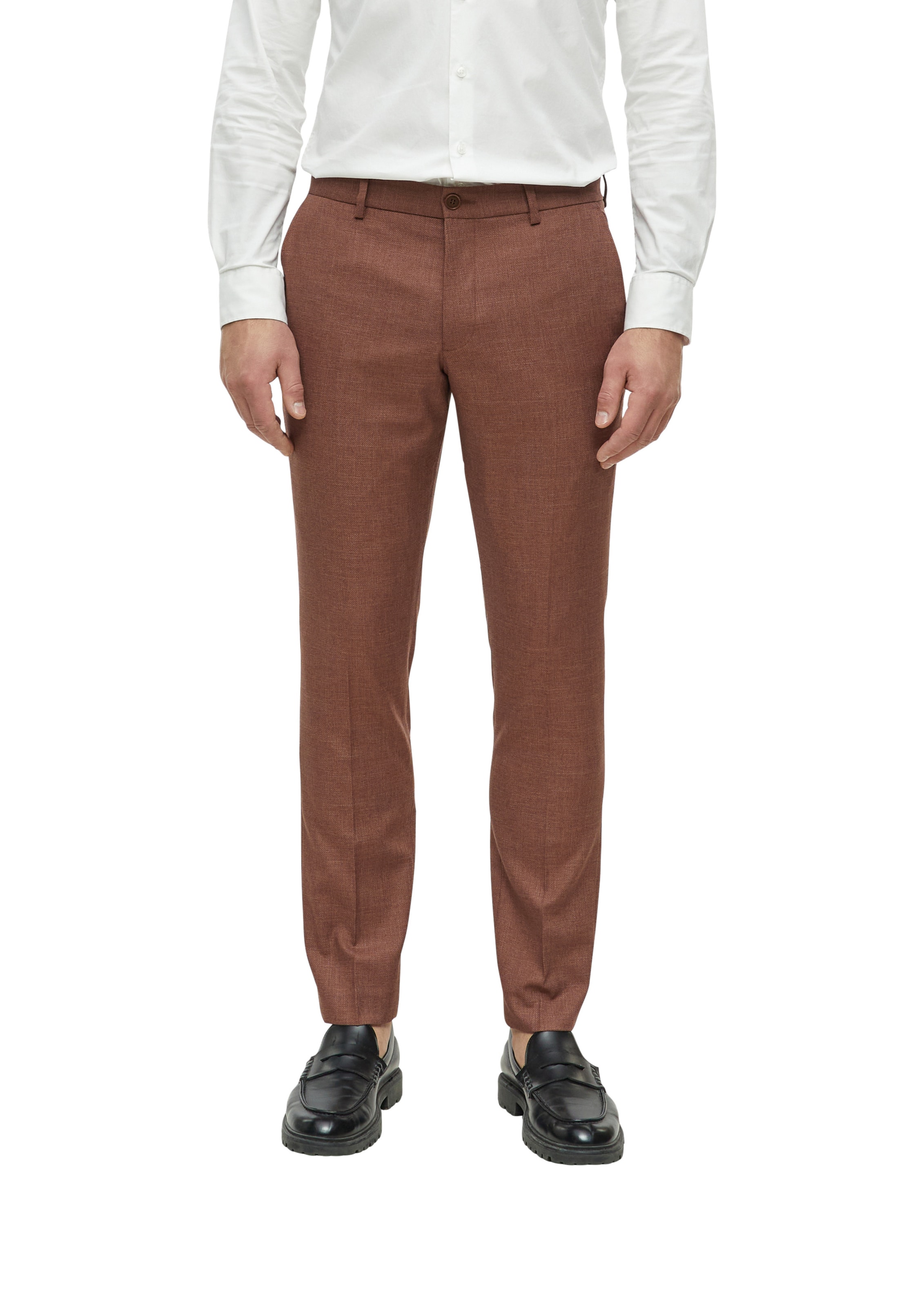 s.Oliver Regular Pantalon 'S.OPure' in Rood: voorkant