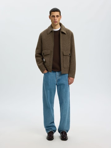 SELECTED Sweater in Brown