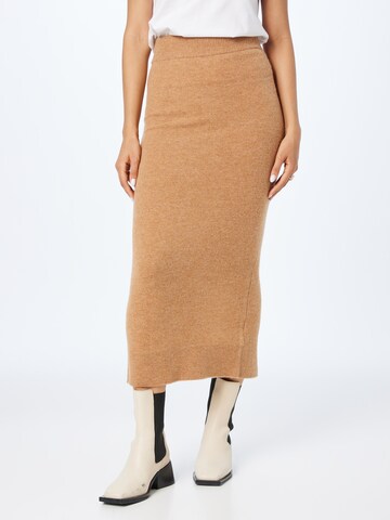Calvin Klein - Falda en marrón: frente