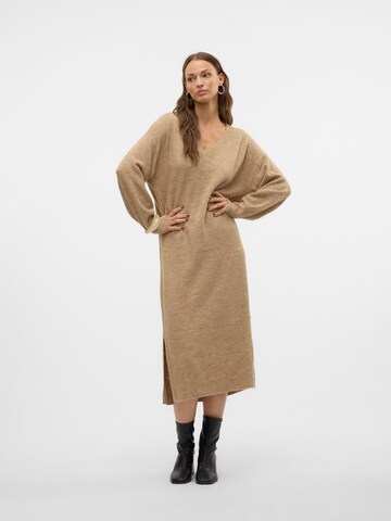 VERO MODA Strikkjole 'Jupiter' i beige