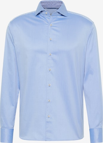 ETERNA Zakelijk overhemd in Blauw: voorkant