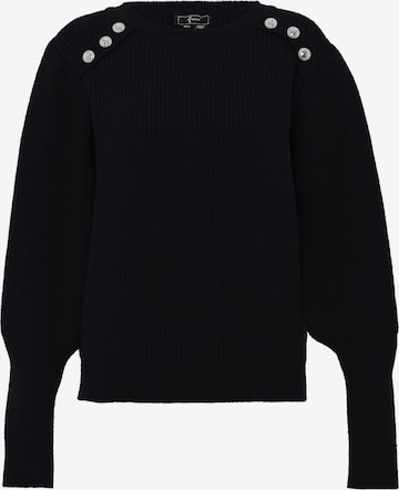 Pull-over faina en noir : devant