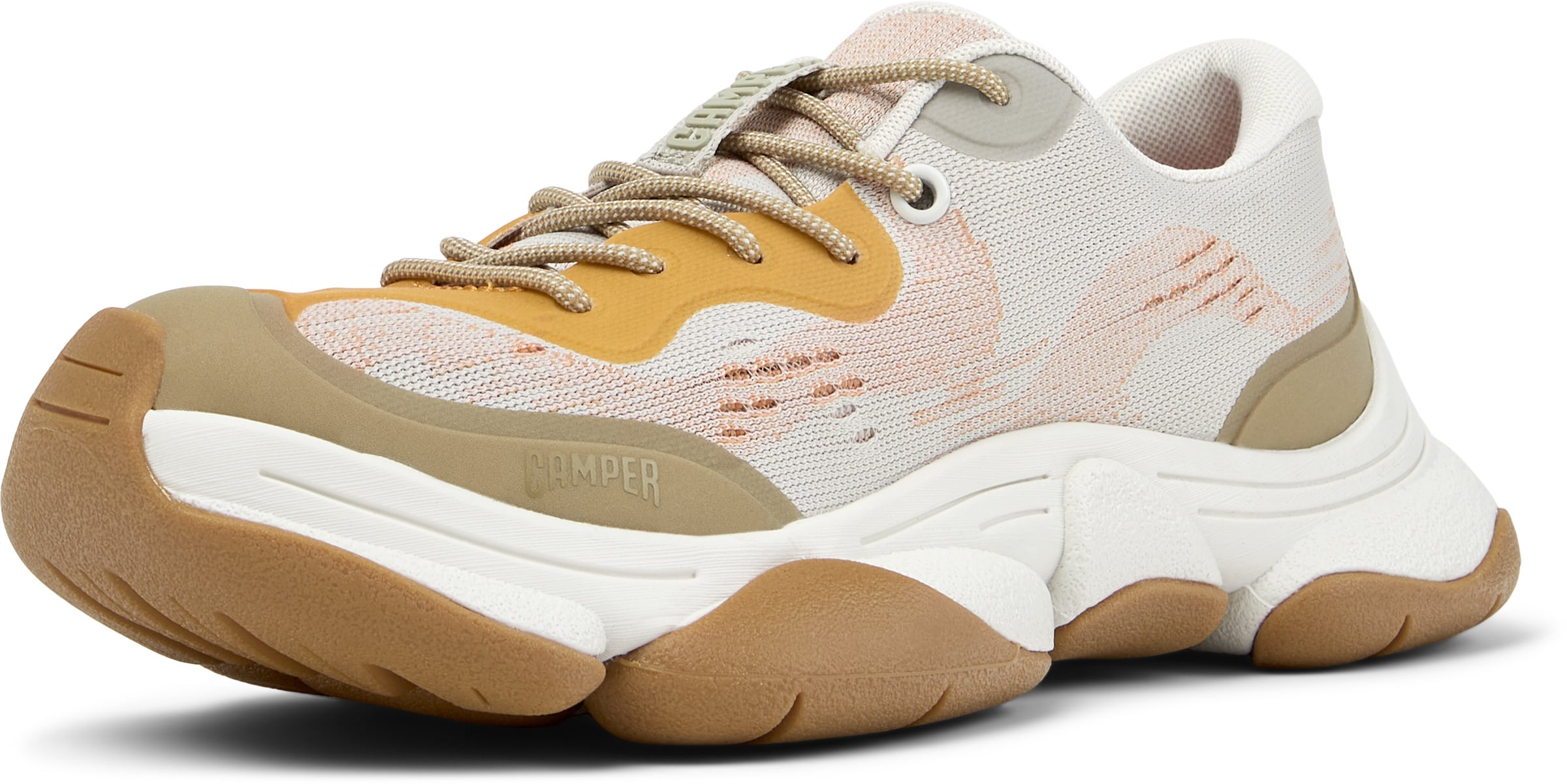 Baskets basses 'Karst 2' CAMPER en beige : devant