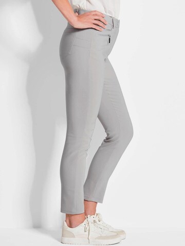 Goldner Slimfit Broek 'Bella' in Grijs