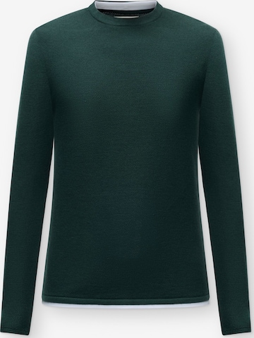 Pull-over 'JORFREDERIKSBERG' JACK & JONES en vert : devant