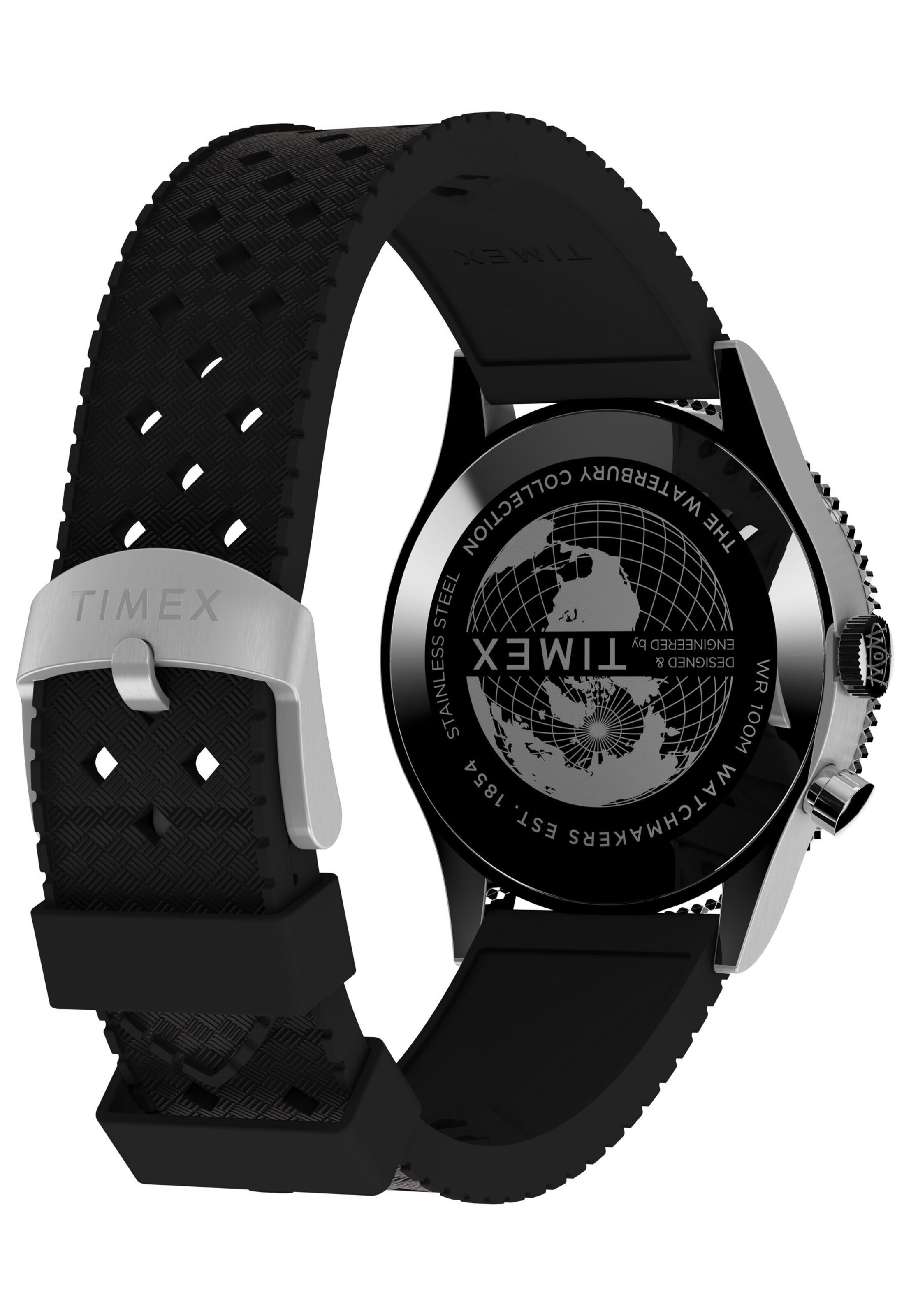 TIMEX Analoguhr 'Waterbury Traditional' in Schwarz