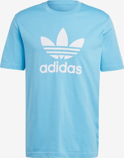 ADIDAS ORIGINALS T-Shirt 'Adicolor Trefoil' in hellblau / weiß, Produktansicht