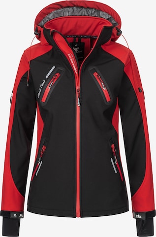 Rock Creek Outdoorjacke in Schwarz: predná strana