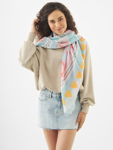 Foulard CODELLO en bleu : devant