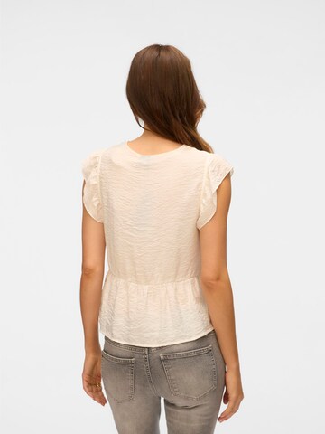 VERO MODA Blouse 'VMFlora' in Wit