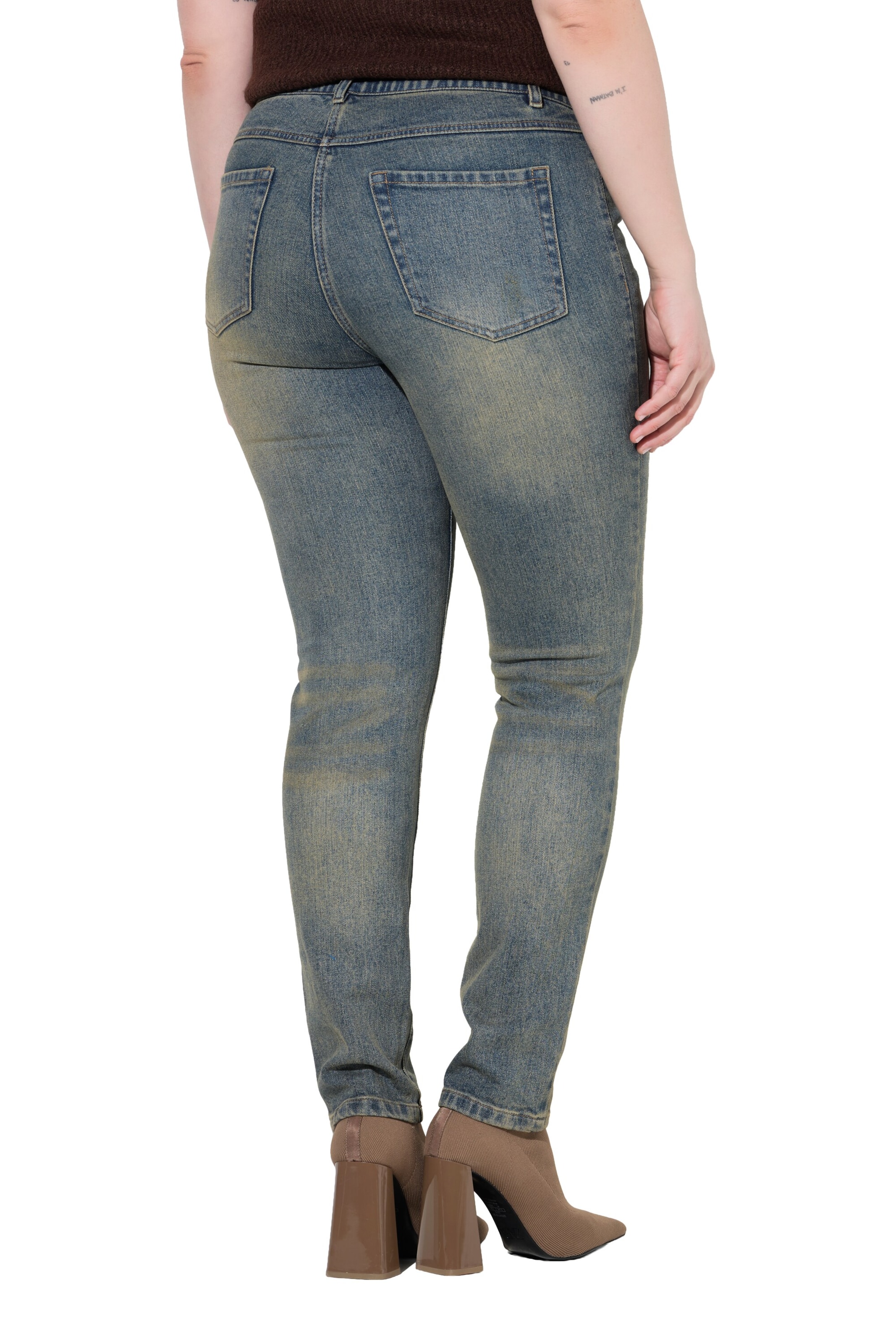 Ulla Popken Skinny Jeans in Blauw
