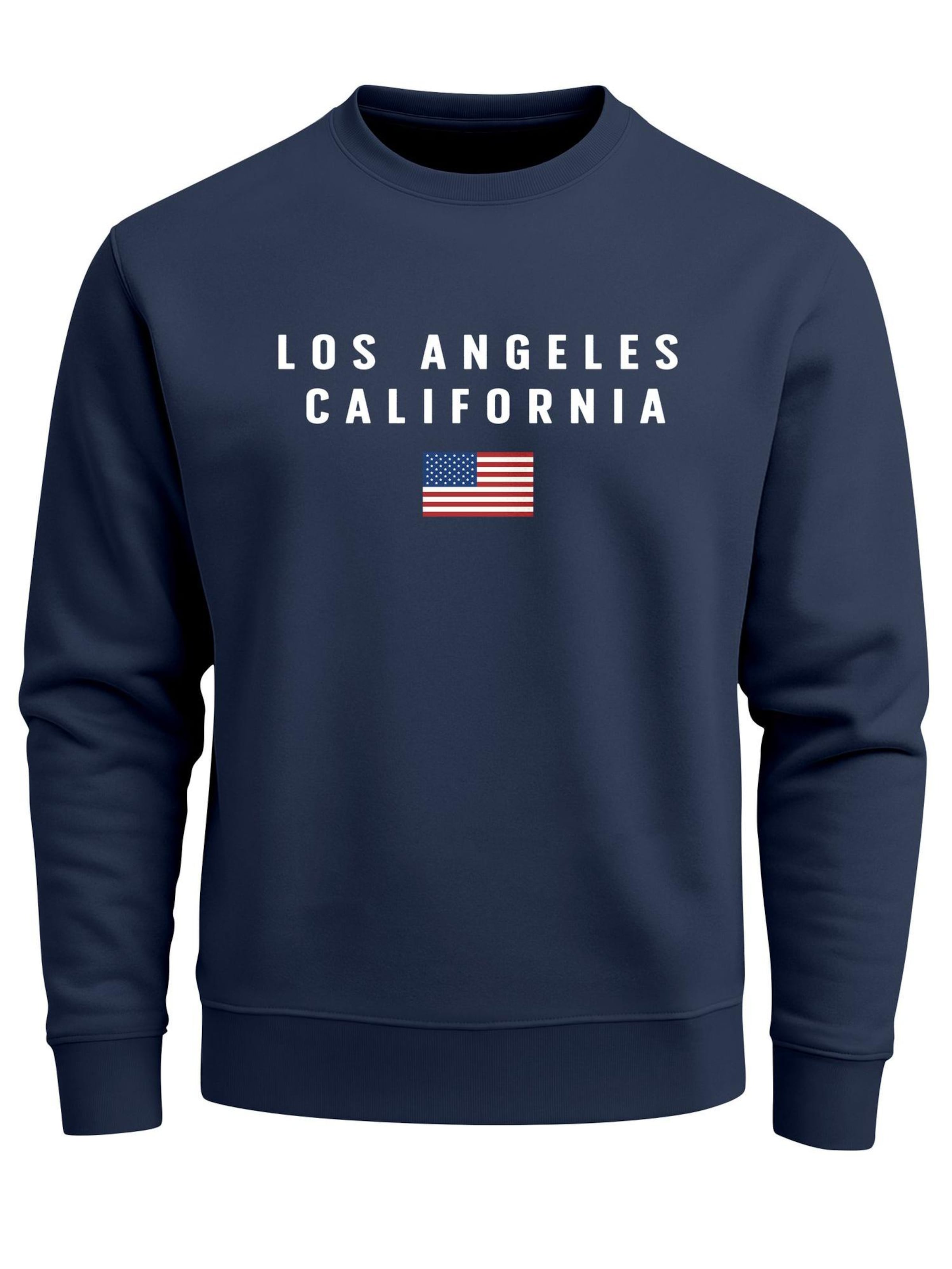 Neverless Sweatshirt 'California' in Blue: front